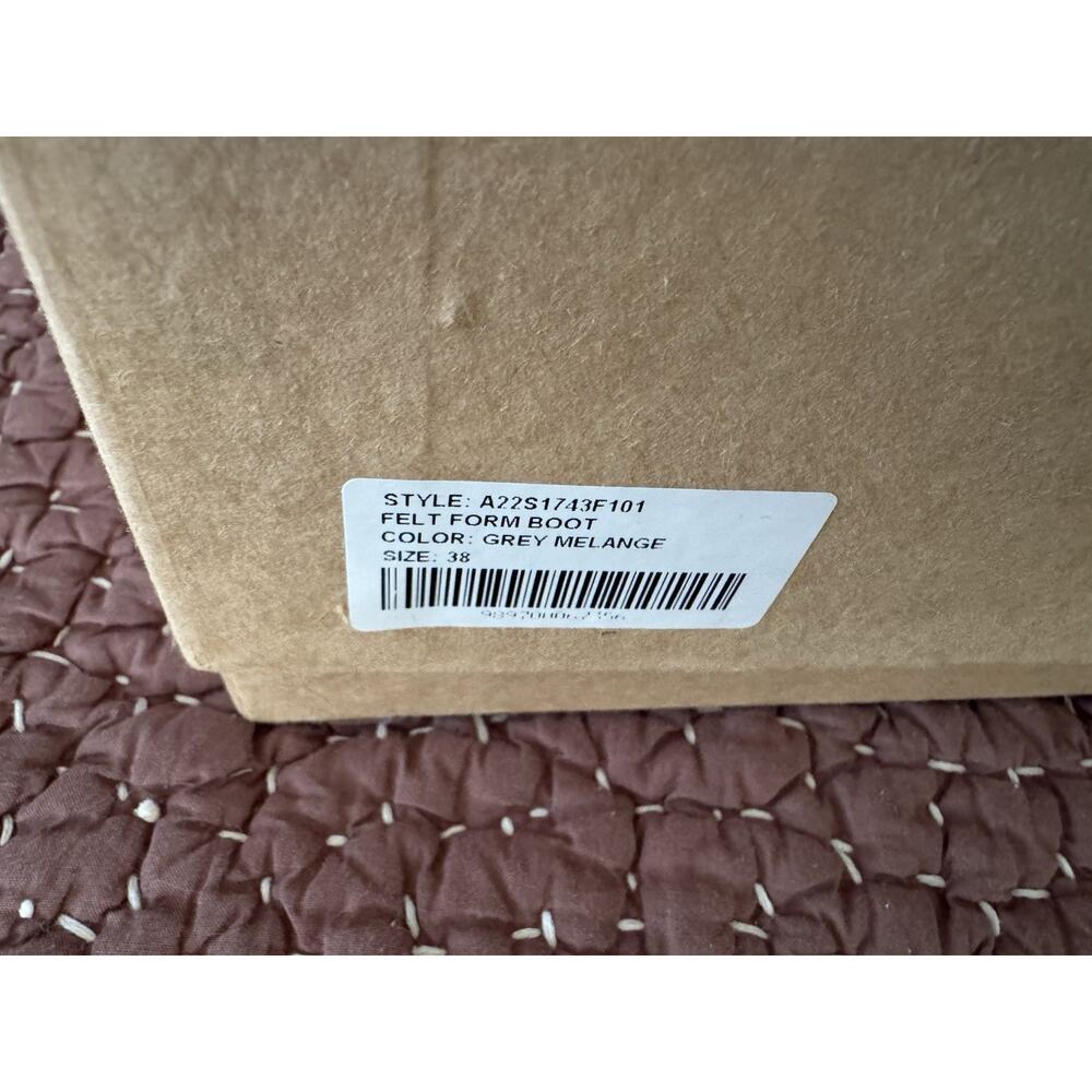 NIB Lauren Manoogian Felt Form Boot in Grey Melange - 38 - Picture 8 of 10